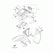 Схема узла: Крыло Yamaha XG250 TRICKER
