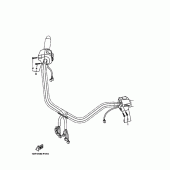 Схема узла: Пульт управления рулевой и Рычаг Yamaha XV1900 Stratoliner S