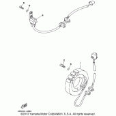 Схема узла: Генератор Yamaha XVS650 V-Star Classic