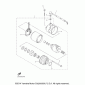 Схема вузла: Електричний стартер Yamaha FZ6 FZ6R
