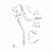 Схема вузла: Руль і Тросики Yamaha XT600 XT600