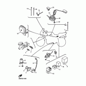 Схема узла: Электрооборудование 2 Yamaha FZS600 FAZER