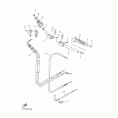 Схема вузла: Гідон і трос Yamaha YZF-R1 R1