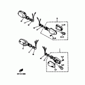 Схема вузла: Поворотники Yamaha TDM850