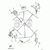 Схема вузла: Електроустаткування 2 Yamaha TT250R TT-R