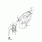 Схема вузла: Бічна кришка Yamaha YZF-R6/YZF600 R6 RaceBase