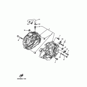 Схема узла: Картер двигателя Yamaha TW125