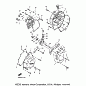 Схема вузла: Кришки картера 1 Yamaha FZ6 FZ6R