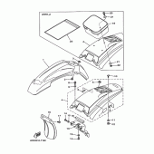 Схема узла: Крыло Yamaha TT250R RAID