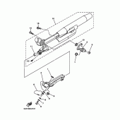 Схема вузла: Вихлопна система Yamaha XVS125 Drag Star