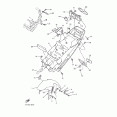 Схема узла: Крыло Yamaha YZF-R1 R1