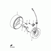 Схема вузла: Генератор Yamaha YZF-R6/YZF600 R6