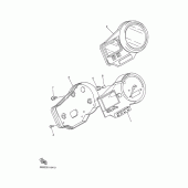 Схема вузла: Панель приладів Yamaha YZF-R6/YZF600 R6