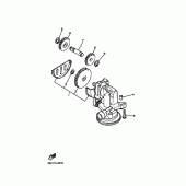 Схема узла: Масляный насос Yamaha XVZ1300 Royal Star Tour Deluxe