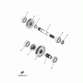 Схема вузла: Трансмісія Yamaha XP500 T-MAX 530