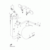 Схема узла: Руль и Тросики Yamaha XVS400 Drag Star