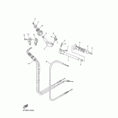 Схема вузла: Кермо та Тросики Yamaha YZF-R1 R1
