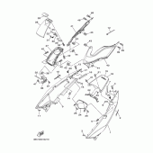 Схема вузла: Бічна кришка Yamaha XP500 T-MAX