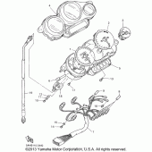 Схема вузла: Панель приладів Yamaha YZF600R Thundercat