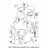 Схема вузла: Паливний бак Yamaha XVS1300 V-Star Tourer