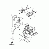 Схема вузла: Бічна кришка Yamaha TDM850