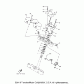 Схема узла: Рулевой механизм Yamaha XV1900 Stratoliner Deluxe