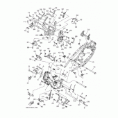 Схема узла: Рама Yamaha XP500 T-MAX 530