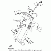 Схема узла: Рулевой механизм Yamaha XV250 Route 66
