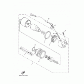 Схема узла: Стартер электрический Yamaha YP250 Grand Majesty