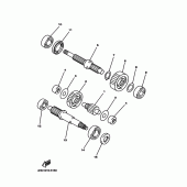 Схема вузла: Трансмісія Yamaha YP250 Majesty