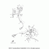 Схема узла: Пульт управления рулевой и Рычаг Yamaha XV1600 Midnight Star
