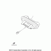 Схема вузла: Задній ліхтар (Стоп сигнал) Yamaha FJ09 FJ-09