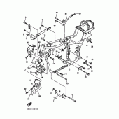 Схема вузла: Рама Yamaha XVS1100 Drag Star