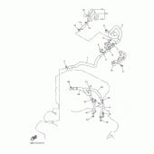 Схема вузла: Система індукції повітря Yamaha VMX17 V-MAX