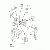 Схема вузла: Електроустаткування 1 Yamaha FZ8 FZ8 (Naked, ABS)