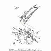 Схема вузла: Рама Yamaha XTZ1200 Super Tenere ES