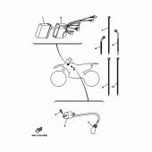 Схема узла: Электрооборудование 1 Yamaha YZ250 YZ250