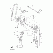 Схема вузла: Масляний насос Yamaha YZF-R6/YZF600 R6