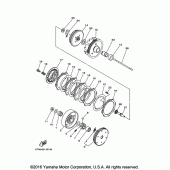 Схема вузла: Зчеплення Yamaha TTR110 TT-R110