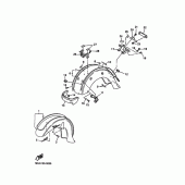 Схема вузла: Крило Yamaha XVZ1300 Royal Star Tour Classic