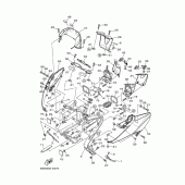 Схема узла: Облицовочные элементы Yamaha XP500 T-MAX