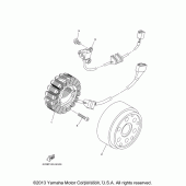Схема узла: Генератор Yamaha XV1700 Road Star S