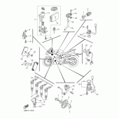 Схема вузла: Електроустаткування 1 Yamaha YZF-R1 R1