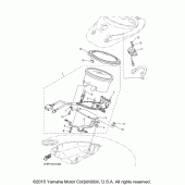 Схема узла: Панель приборов Yamaha XVS1100 V-Star Custom