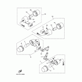 Схема узла: Поворотники Yamaha XT250 Serow