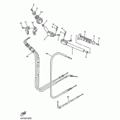 Схема вузла: Кермо та Тросики Yamaha YZF-R1 R1