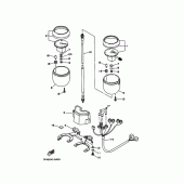 Схема вузла: Панель приладів Yamaha FZX250 ZEAL