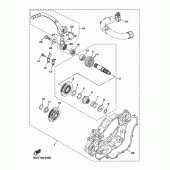 Схема вузла: Parts option (KICK STARTER) Yamaha WR450F