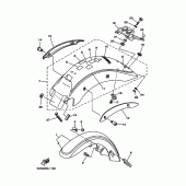 Схема узла: Крыло Yamaha XVS125 Drag Star