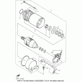 Схема вузла: Електричний стартер Yamaha YZF600R Thundercat